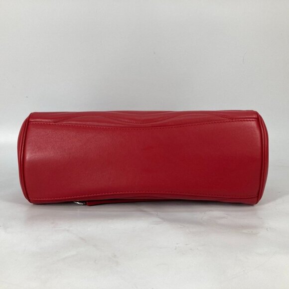 LOUIS VUITTON Red Leather Shoulder Bag - Picture 9 of 16